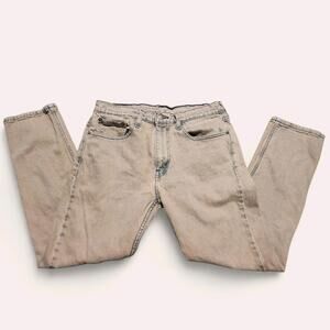 Rare Vintage Inspired Distressed Grunge Pink & Purple Tones Levi 502 Jeans 32x29